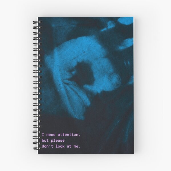 Item preview, I Need Attention Blue Handprint designed and sold by tmoca.