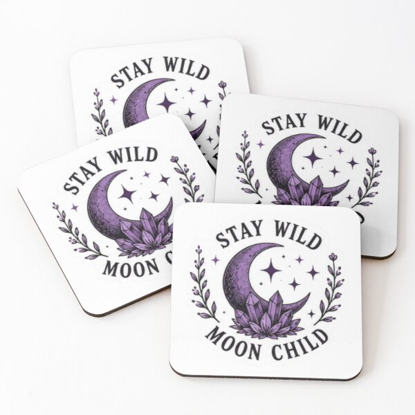 Item preview, Stay Wild Moon Child designed and sold by Moon & Mischief Co..