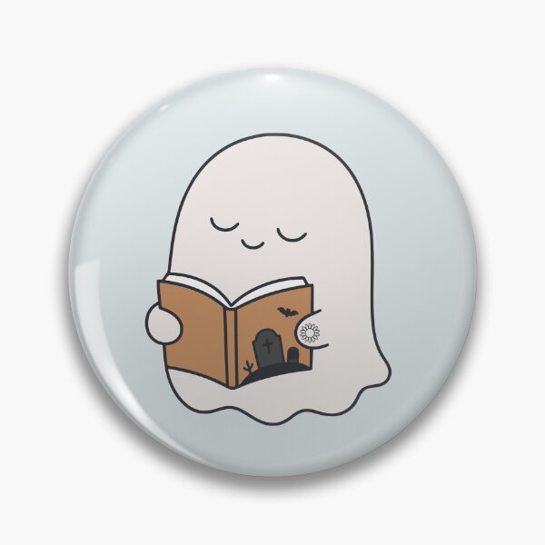 Item preview, Cute Ghost Reading Book Minimalist Halloween designed and sold by suncorner28.