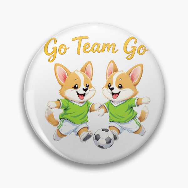 Item preview, Adorable Corgi Soccer Art designed and sold by Kedspicedesign.