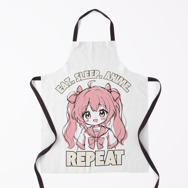 Item preview, Eat. Sleep. Anime. Repeat Anime Girl Design designed and sold by OldSkullDesigns.