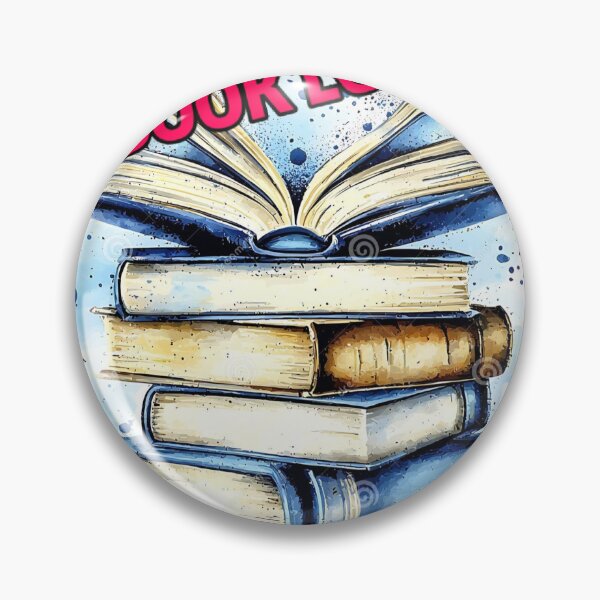 Item preview, Watercolor Book Stack Art - Aesthetic Book Lover Design designed and sold by Mittal-Designs.