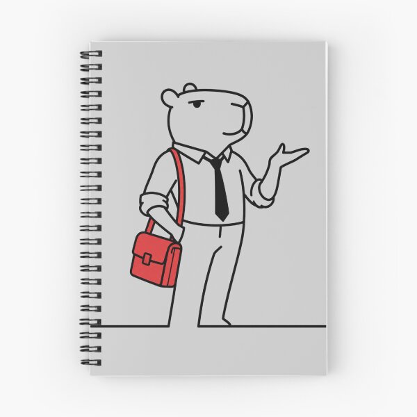 Item preview, Corpobara | Corporate Capybara Minimalist Office Meme designed and sold by byaga.