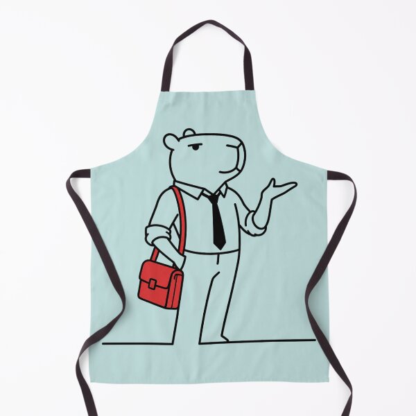 Item preview, Corpobara | Corporate Capybara Minimalist Office Meme designed and sold by byaga.