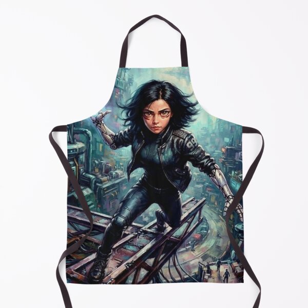 Item preview, Alita Retro Sci-Fi Cyberpunk Tribute Art Poster designed and sold by Art's Diner.