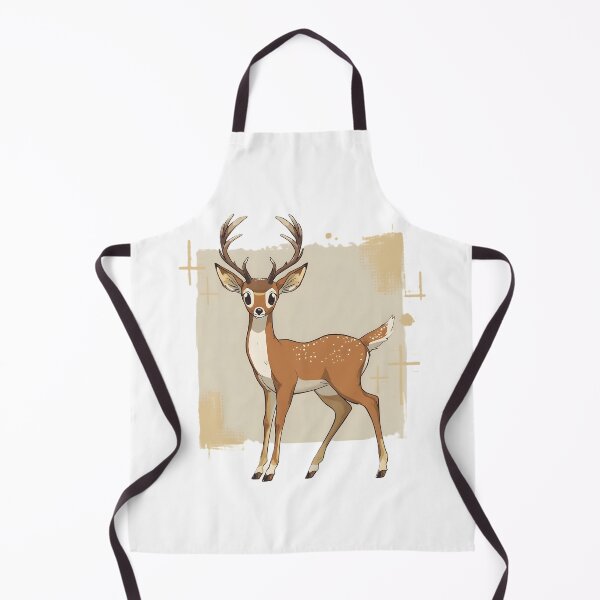 Item preview, Cute Kawaii Deer Sticker | Adorable Cartoon Buck with Antlers Illustration designed and sold by dreamz-world.