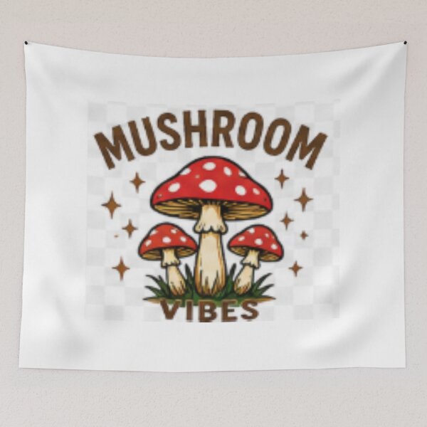 Item preview, Mushroom Vibes Retro Cottagecore T-Shirt | Cute Red Toadstool Forest Nature Design designed and sold by ser-Ile.