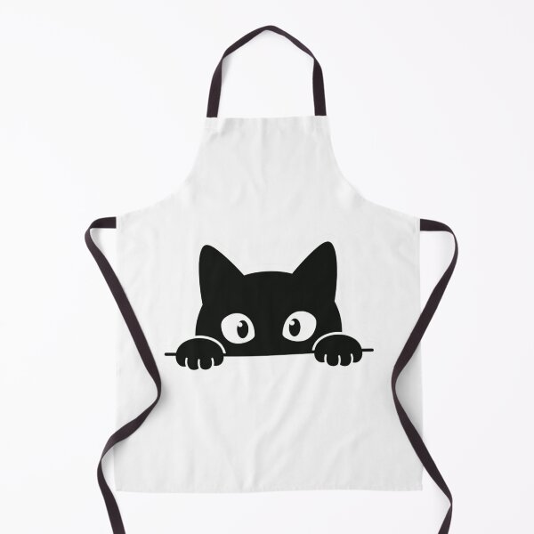 Item preview, Black Cat Peeking Cute Minimalist Kawaii Peeping Kitten Graphic designed and sold by raedattia.
