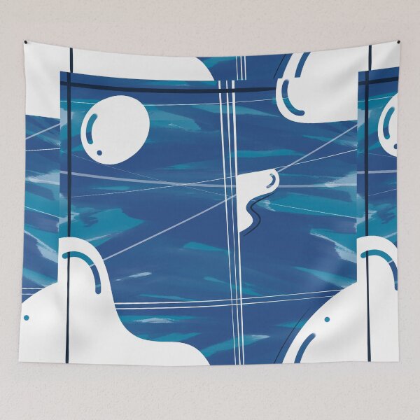 Item preview, Blue Horizon | Modern Abstract Composition designed and sold by Moon-Petal.