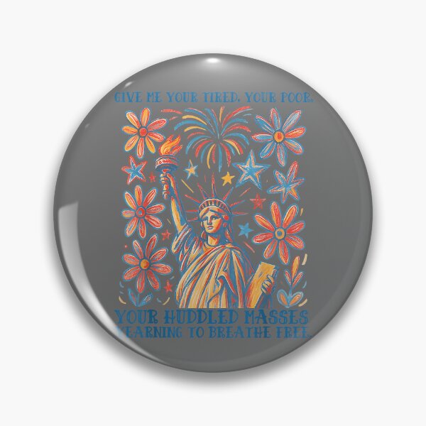 Item preview, Give Me Your Tired Your Poor Statue of Liberty 4th of July designed and sold by KristineLi.