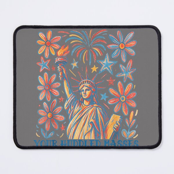 Item preview, Give Me Your Tired Your Poor Statue of Liberty 4th of July designed and sold by KristineLi.