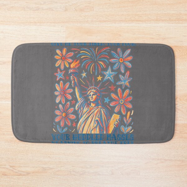 Item preview, Give Me Your Tired Your Poor Statue of Liberty 4th of July designed and sold by KristineLi.