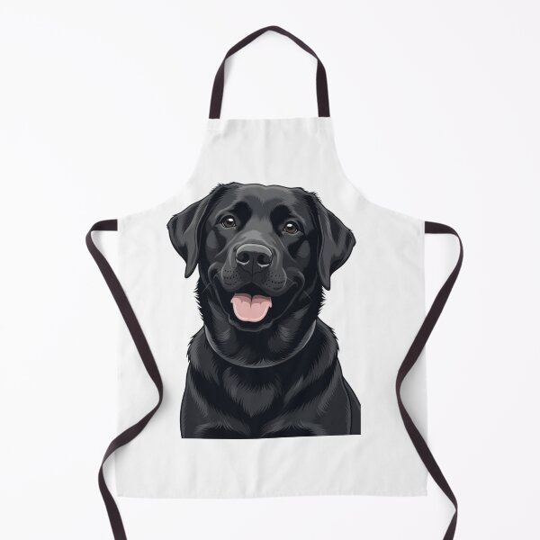 Item preview, Happy Black Labrador Retriever Portrait designed and sold by Inky Accessories.