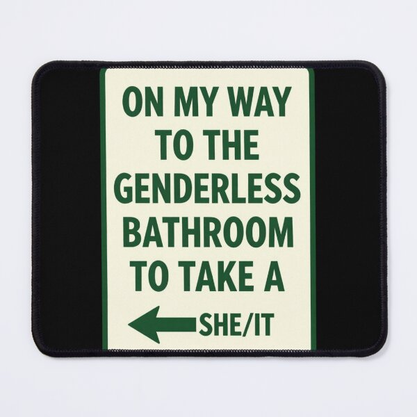 Item preview, On My Way to The Genderless Bathroom to Take a She/It 2 designed and sold by Positive&FunnyThings.
