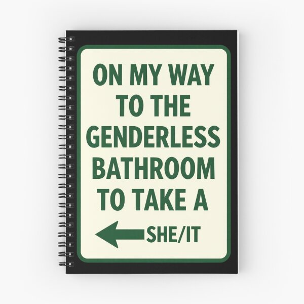 Item preview, On My Way to The Genderless Bathroom to Take a She/It 2 designed and sold by Positive&FunnyThings.
