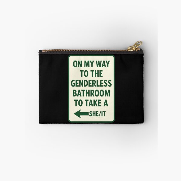 Item preview, On My Way to The Genderless Bathroom to Take a She/It 2 designed and sold by Positive&FunnyThings.