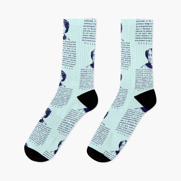 Item preview, George Sand quote: Without our even realizing it, literature performs its miracles. It revives the poetry of former days; designed and sold by artbleed.