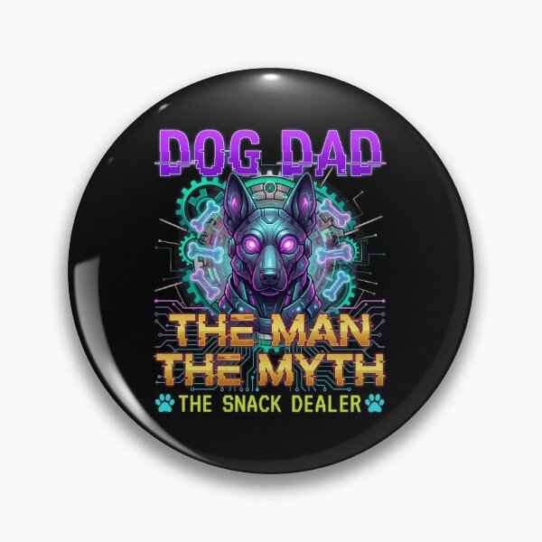 Item preview, Dog Dad Myth Snack Dealer Paw Print Flag Tee designed and sold by GiaoCalonas.