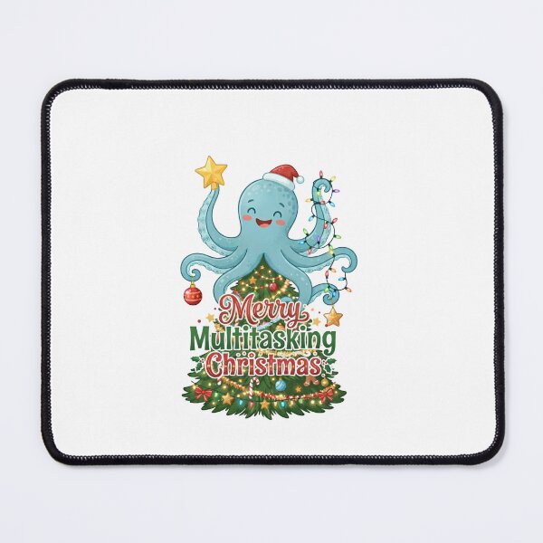 Item preview, Merry Multitasking Christmas Octopus designed and sold by DesignsCreative.