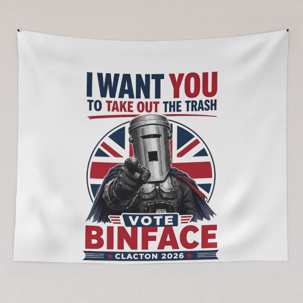 Item preview, Vote Binface Clacton designed and sold by Findeloine.