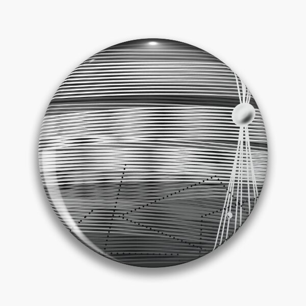 Item preview, Magnetic Flow | Abstract Black & White Line Art designed and sold by Moon-Petal.