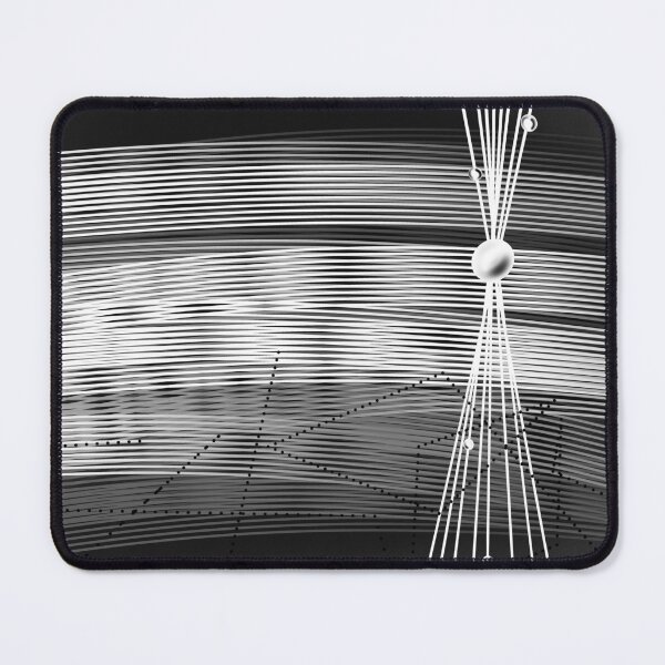 Item preview, Magnetic Flow | Abstract Black & White Line Art designed and sold by Moon-Petal.