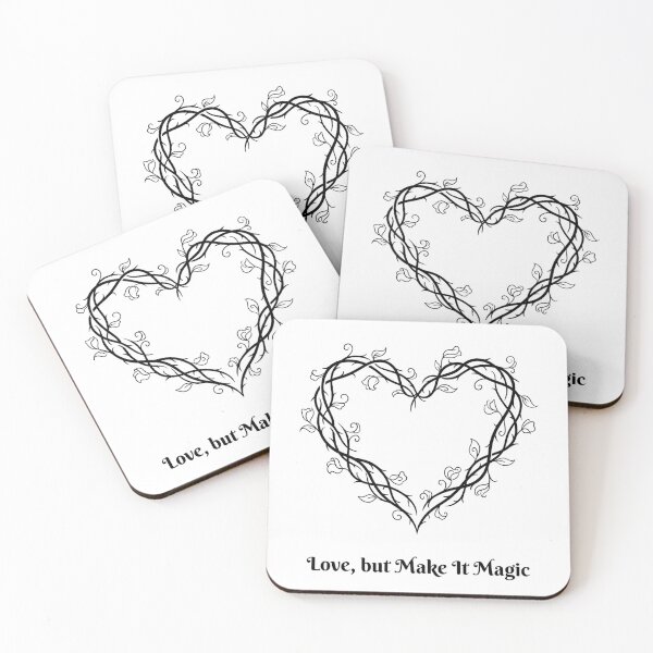 Item preview, Love But Make It Magic Dark Academia Thorny Vine Heart designed and sold by Ortsas.