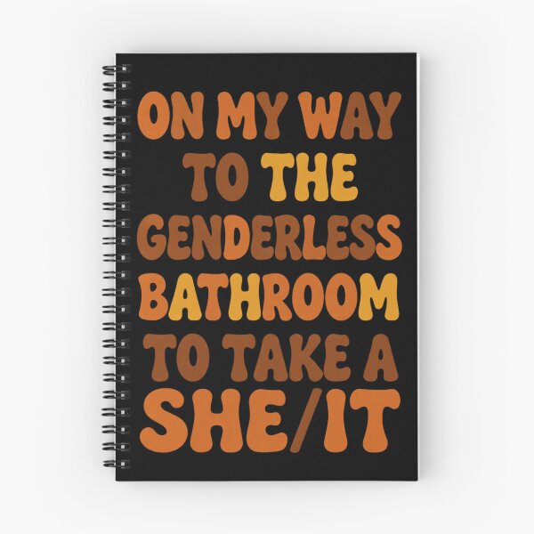 Item preview, On My Way to The Genderless Bathroom to Take a She/It 1 designed and sold by Positive&FunnyThings.