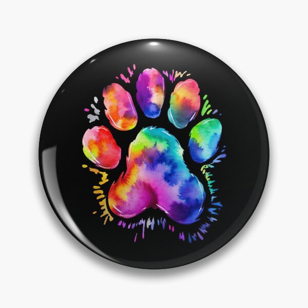 Item preview, Dog Paw Tie Dye Cute Colorful Pet Owner Mom Dad Lover designed and sold by GiaoCalonas.