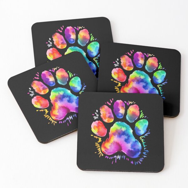 Item preview, Dog Paw Tie Dye Cute Colorful Pet Owner Mom Dad Lover designed and sold by GiaoCalonas.