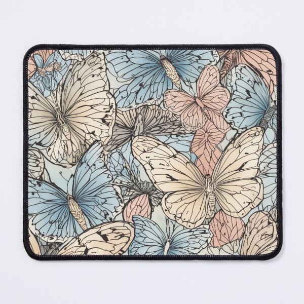 Item preview, Soft Butterfly Pattern – Gentle Pastel Seamless Design for Kids & Decor designed and sold by Art70shop.