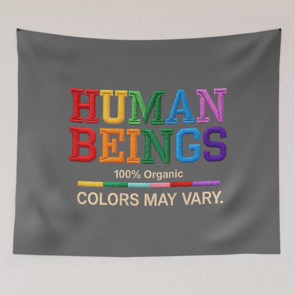Item preview, Human Being 100% Organic Colors May Vary LGBT Pride Month Tank Top designed and sold by KristineLi.