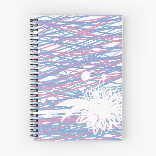 Item preview, Blooming Signals | Pastel Abstract Floral Lines designed and sold by Moon-Petal.