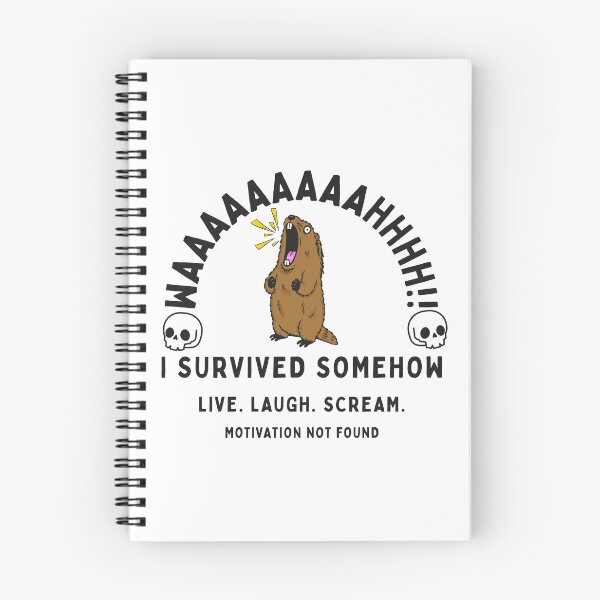 Item preview, LIVE.LAUGH.SCREAM: FUNNY MARMOT designed and sold by KomixsDesign.