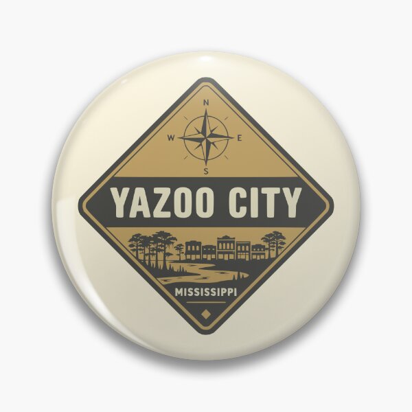 Item preview, Vintage Yazoo City Mississippi Bayou Travel Badge designed and sold by Imaginationbeyond.