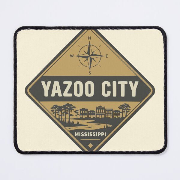 Item preview, Vintage Yazoo City Mississippi Bayou Travel Badge designed and sold by Imaginationbeyond.