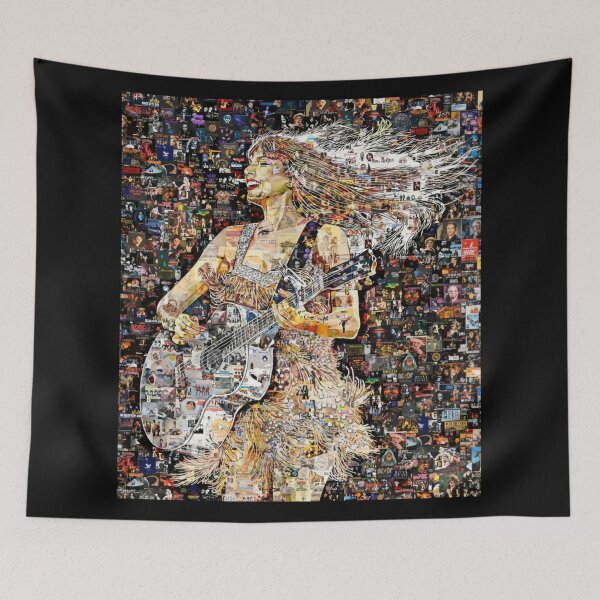 Item preview, Taylor Swift Bassist Eras Tour Mosaic Collage designed and sold by Vicky021.