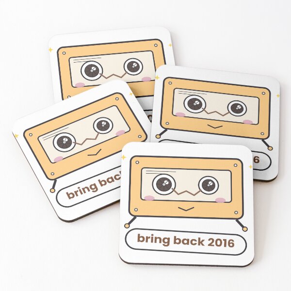 Item preview,  Bring Back 2016 Retro Cassette Sticker designed and sold by QuirkyCartel.