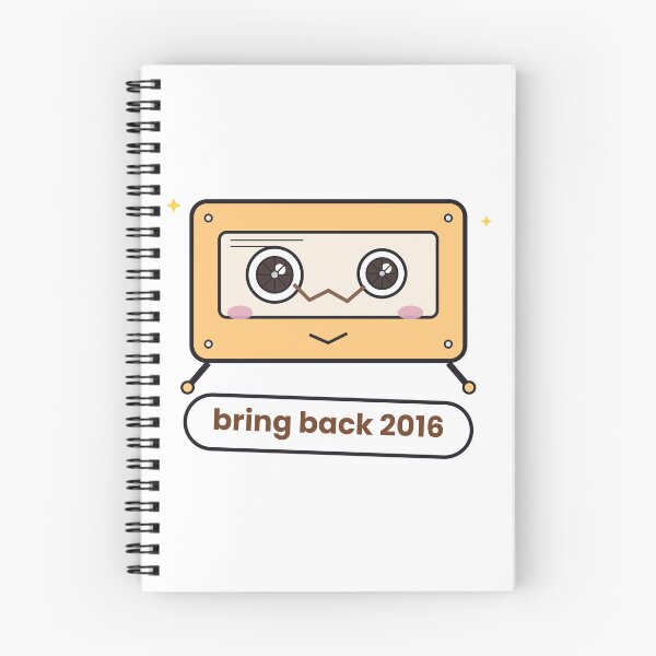 Item preview,  Bring Back 2016 Retro Cassette Sticker designed and sold by QuirkyCartel.