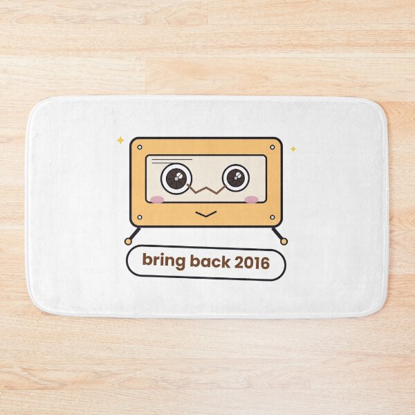 Item preview,  Bring Back 2016 Retro Cassette Sticker designed and sold by QuirkyCartel.
