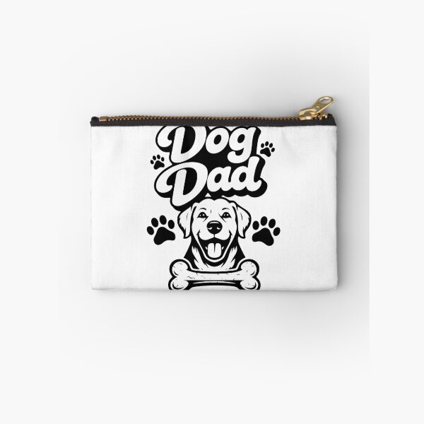 Item preview, Dog Dad Retro Bubble Typography Design with Dog Face Paw Prints and Bone Graphic designed and sold by GiaoCalonas.