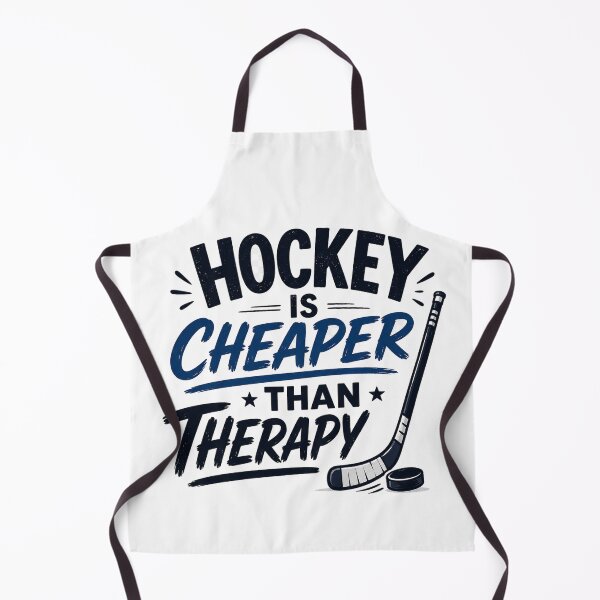 Item preview, Hockey Is Cheaper Than Therapy Funny Hockey Fan Gift designed and sold by slestore.