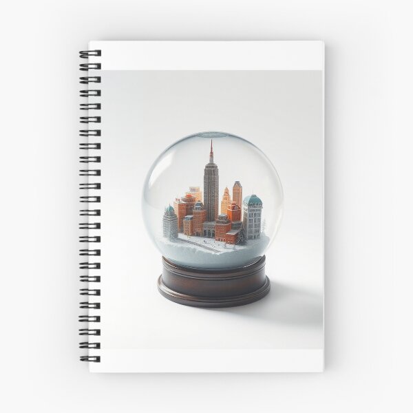 Item preview, A Cityscape Inside A Snow Globe Surreal Miniature  designed and sold by QuirkThreadsCo.