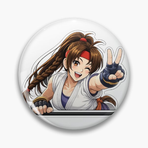 Item preview, Yuri Sakazaki KOF Peeker designed and sold by StickerPeekers.