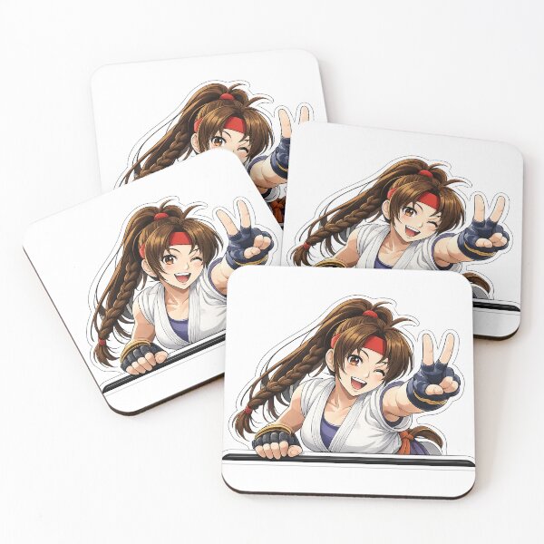 Item preview, Yuri Sakazaki KOF Peeker designed and sold by StickerPeekers.
