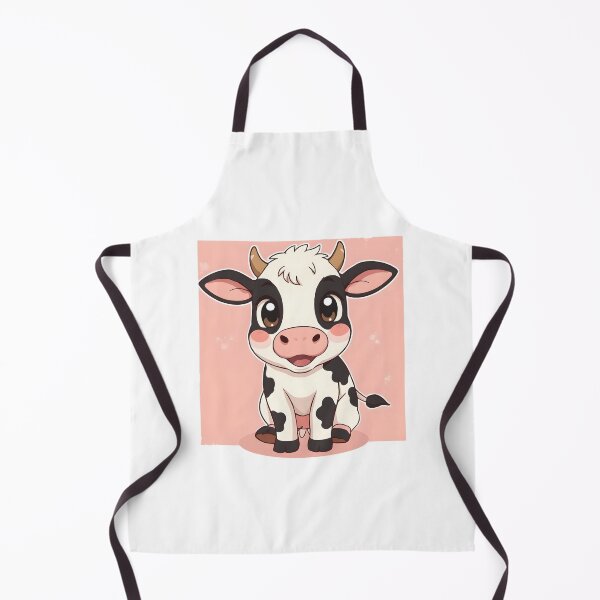 Item preview, Cute Kawaii Cow Sticker | Adorable Baby Cow Cartoon Illustration designed and sold by dreamz-world.