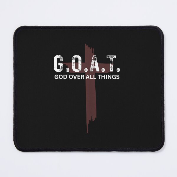 Item preview, Goat God Over All Things Christian Red Cross Design G.O.A.T designed and sold by FrankIsabel.