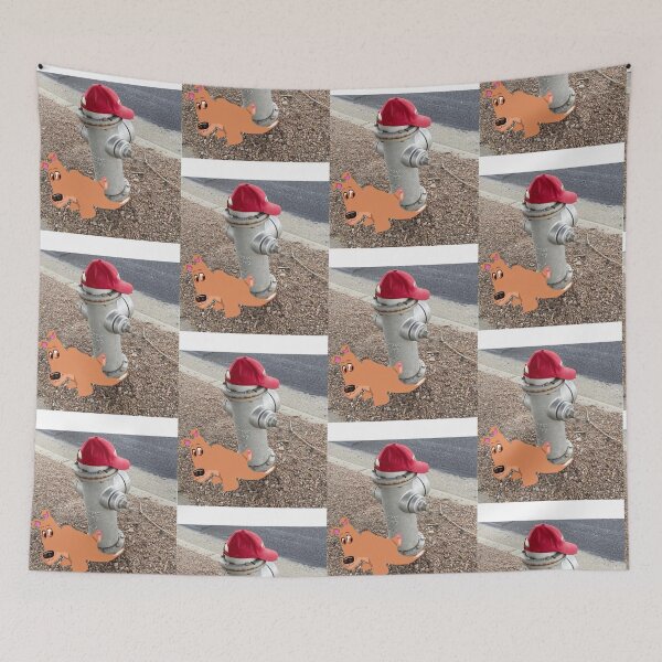 Item preview, Doggie Cartoon Fire Hydrant designed and sold by barneylifes.