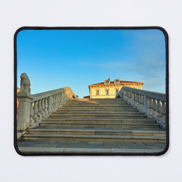 Item preview, Stone bridge Ponte di Vigo with lion statues in historical centre of Chioggia town, Veneto Region, Italy designed and sold by goceris.
