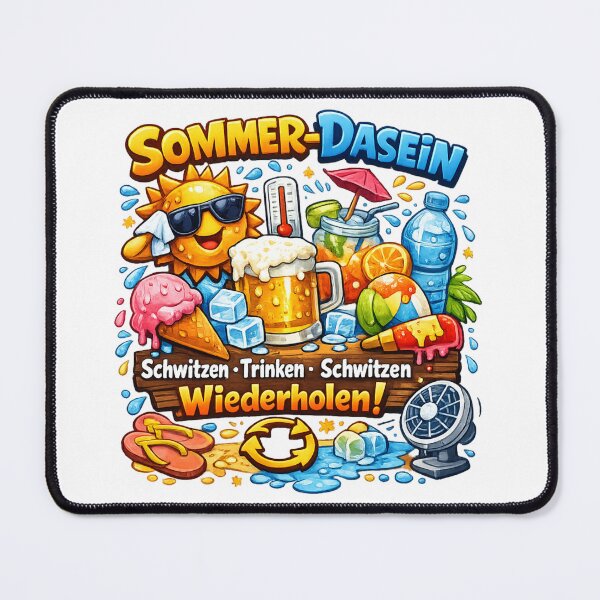 Item preview, Summer life: sweating, drinking, sweating – the ultimate holiday design for sun worshippers designed and sold by CoolContent Factory.